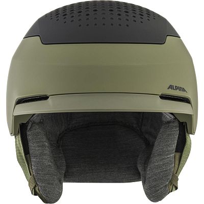 Превью Мужской горнолыжный шлем Шлем горнолыжный ALPINA Gems Olive/Black Matt (A9235-60)